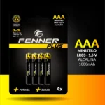 Fenner Batterie AAA Alcaline 12 Confezioni x 4