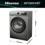 Hisense WF1Q8041BT Lavatrice 8 Kg 1400 rpm Classe A Titanium