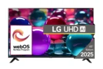 Lg Smart TV 65 Pollici 4K Ultra HD Display LED Sistema Web OS Classe F colore Black - 65UA73003LA
