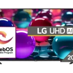 Lg Smart TV 65 Pollici 4K Ultra HD Display LED Sistema Web OS Classe F colore Black - 65UA73003LA